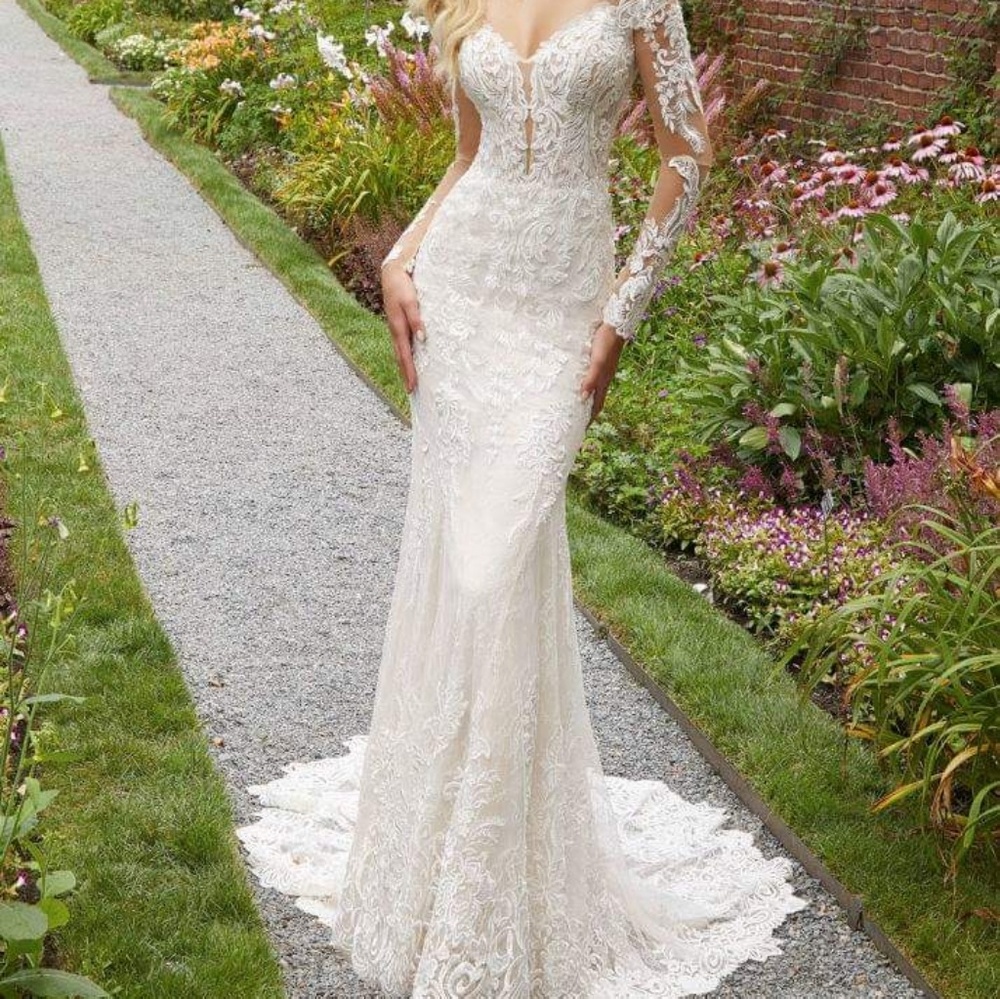 Mori Lee Wedding Dress & Giselle Cathedral Veil